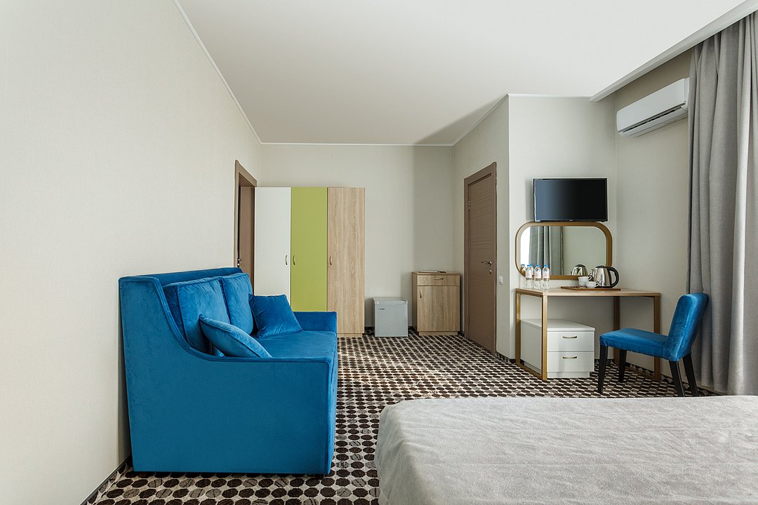 Стандартный 2-местный 1-комнатный (коттедж с доп. местом)